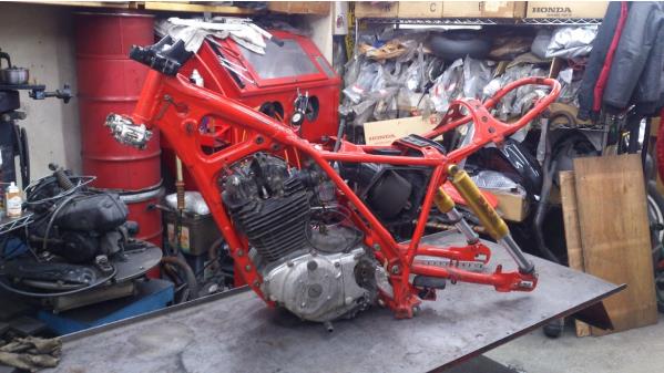 XR500組立